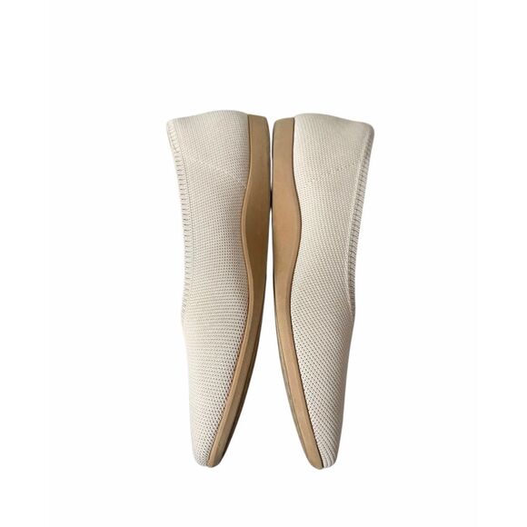 VIVAIA  Tamia Walker Knit Flats Almond EU 41 US 9.5 Cream - Picture 4 of 8